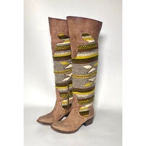 Freebird by Steven Caballero over the knee boots, women’s size 7